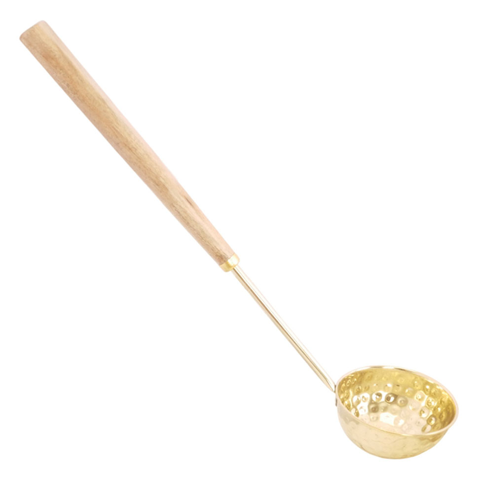   Черпак LK Русский пар Латунь 40 см(Латунь античная)