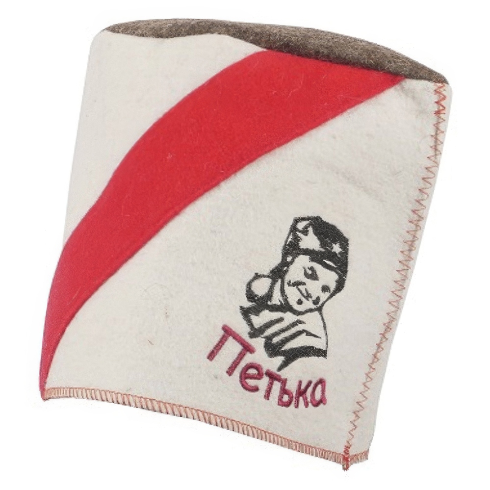   Шапка LK Кубанка \ПЕТЬКА\ белая (арт.305109)