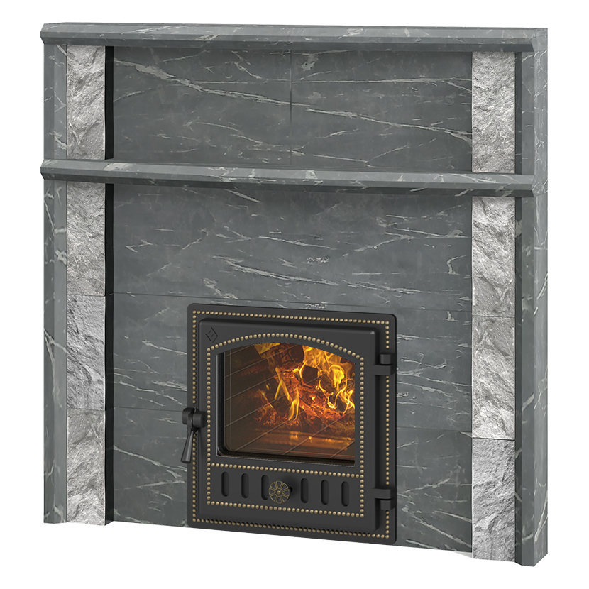   Портал для банной печи Эверест 24 / Легкий пар(Пироксенит Элит)