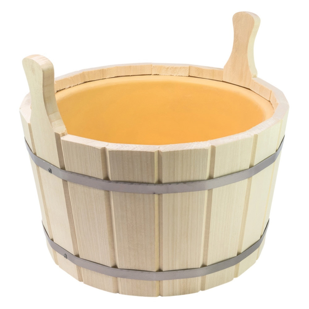   Шайка LK с пластиковой вставкой двуручная (ПЛ)(ПЛ-14 (12 литров))