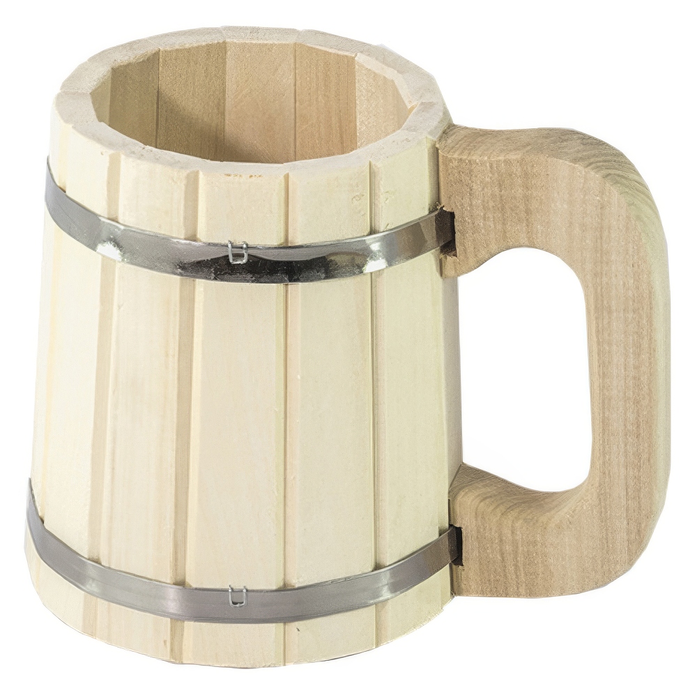   Кружка бондарная LK (Липа)(0,6 литров (М-70))