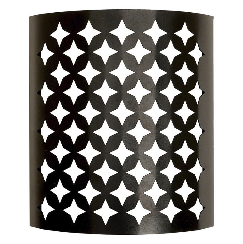   Абажур Etna (Этна) BLACK, тип 12 (AISI 430)