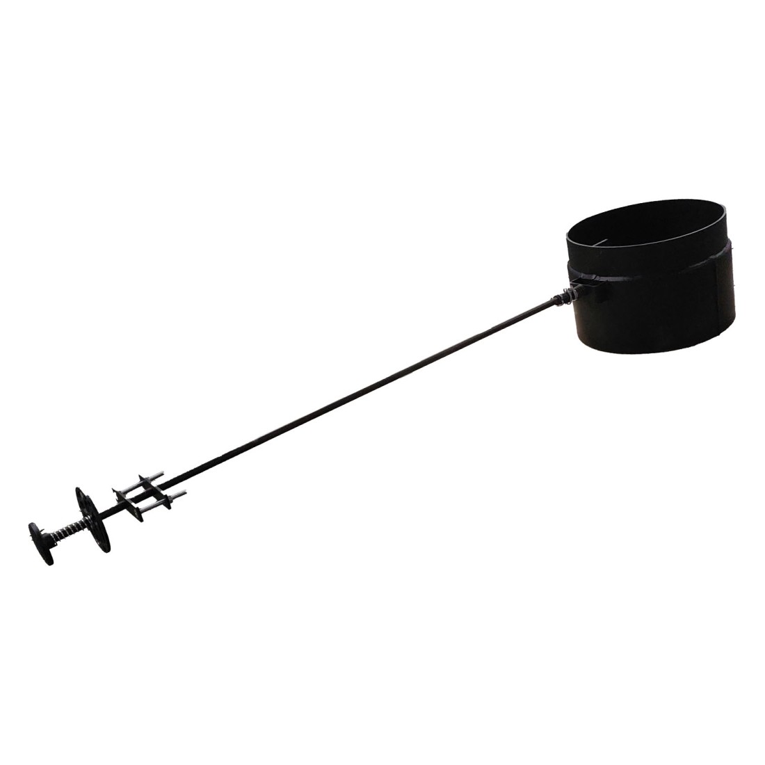   Шибер Экокамин 250 мм на жесткой тяге