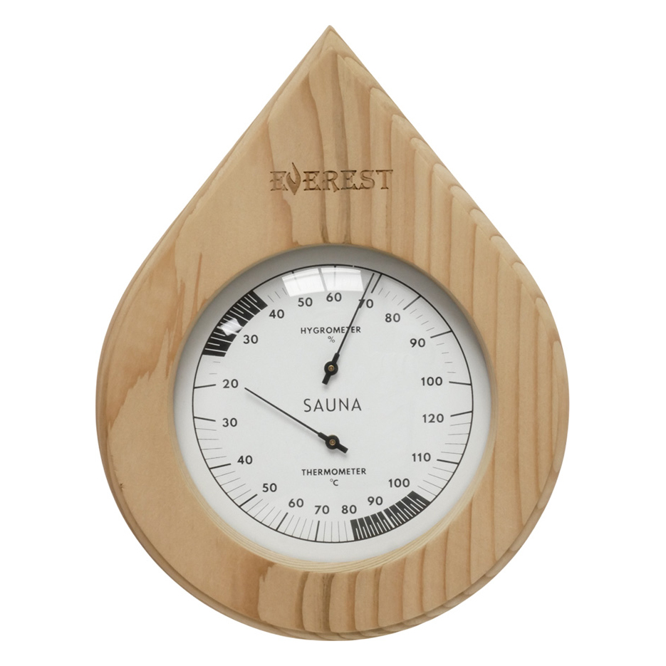   Термогигрометр Эверест \Капля\ кедр (TG-05)