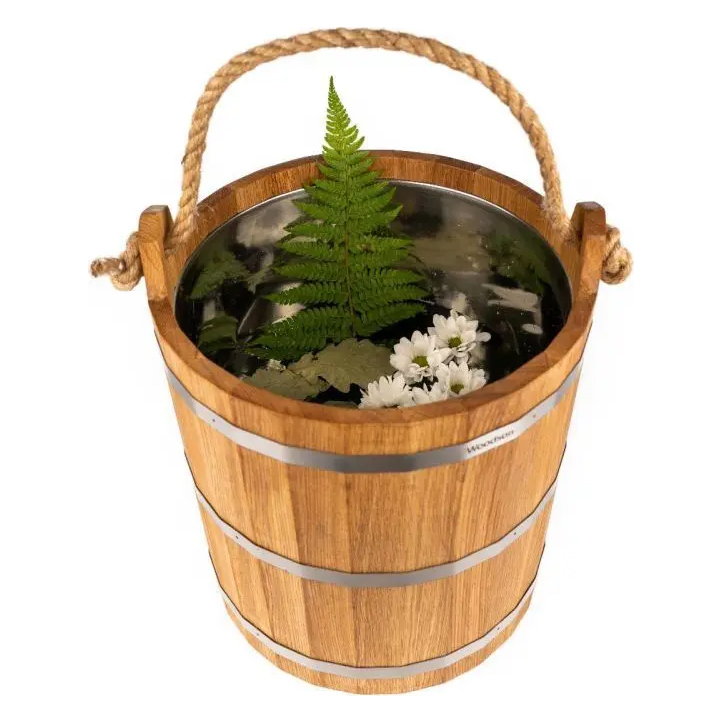   Запарник Woodson с нержавеющей вставкой(Объем 16 литров, Материал Дуб)