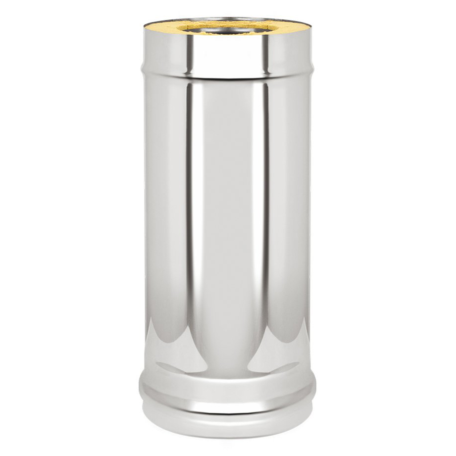   Сэндвич-труба Везувий Нерж+Нерж (AISI 430/0,5мм) Ø115х200, L-0,25м