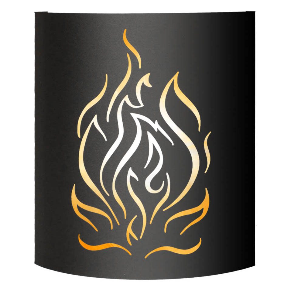   Абажур Везувий BLACK (AISI 430)(тип 3 \Лес\)