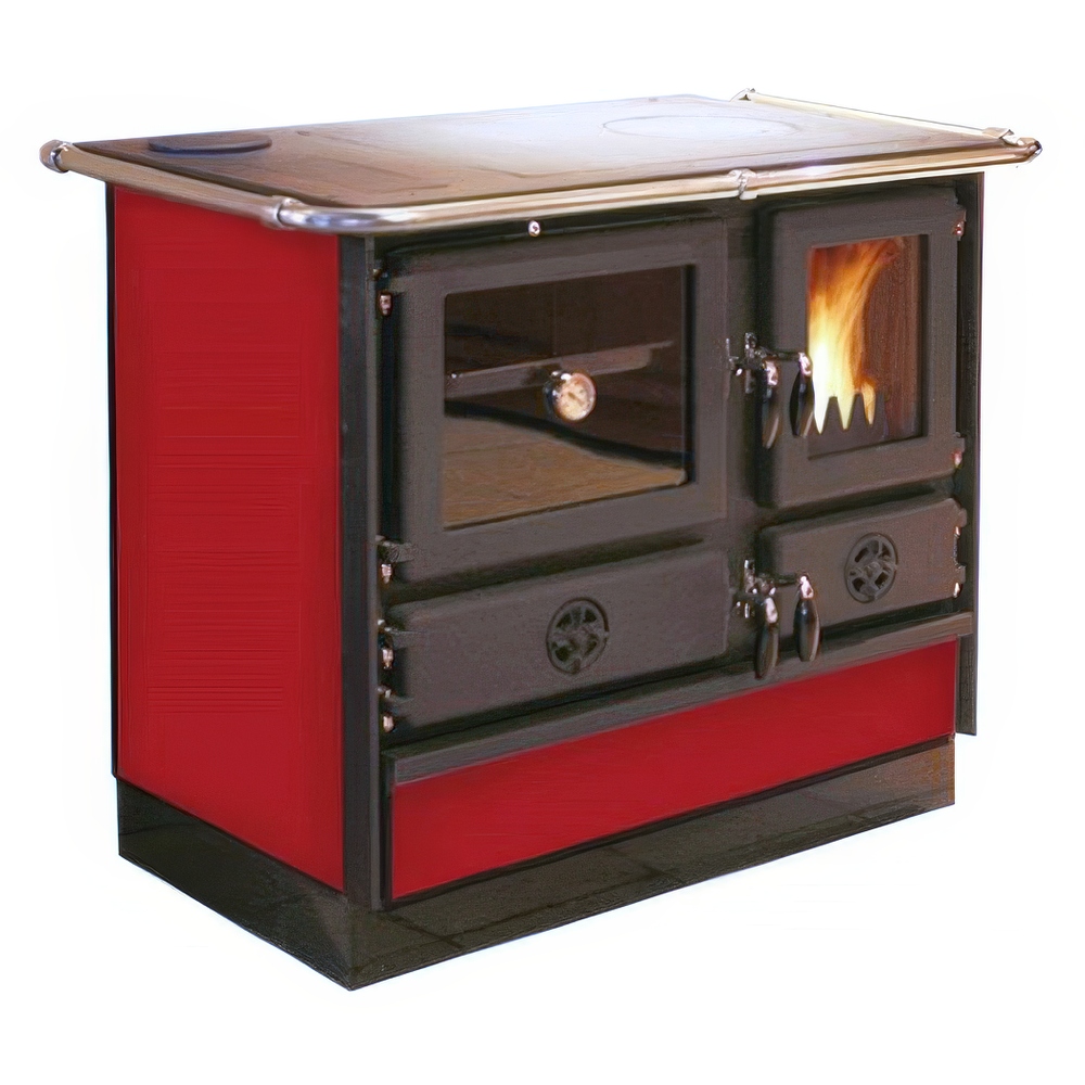   Отопительно-варочная печь MBS Magnum Plus 4D L Red