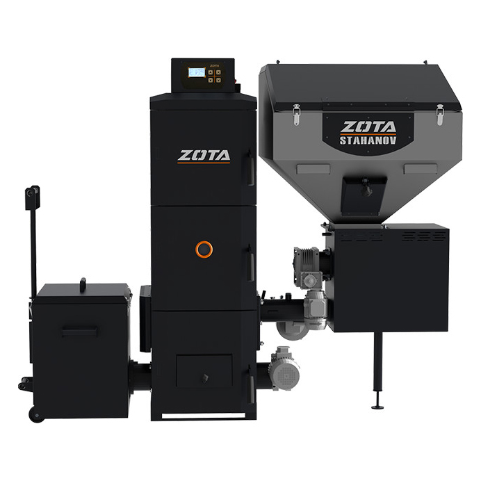   Автоматический угольный котел Zota Stahanov Black 85 кВт