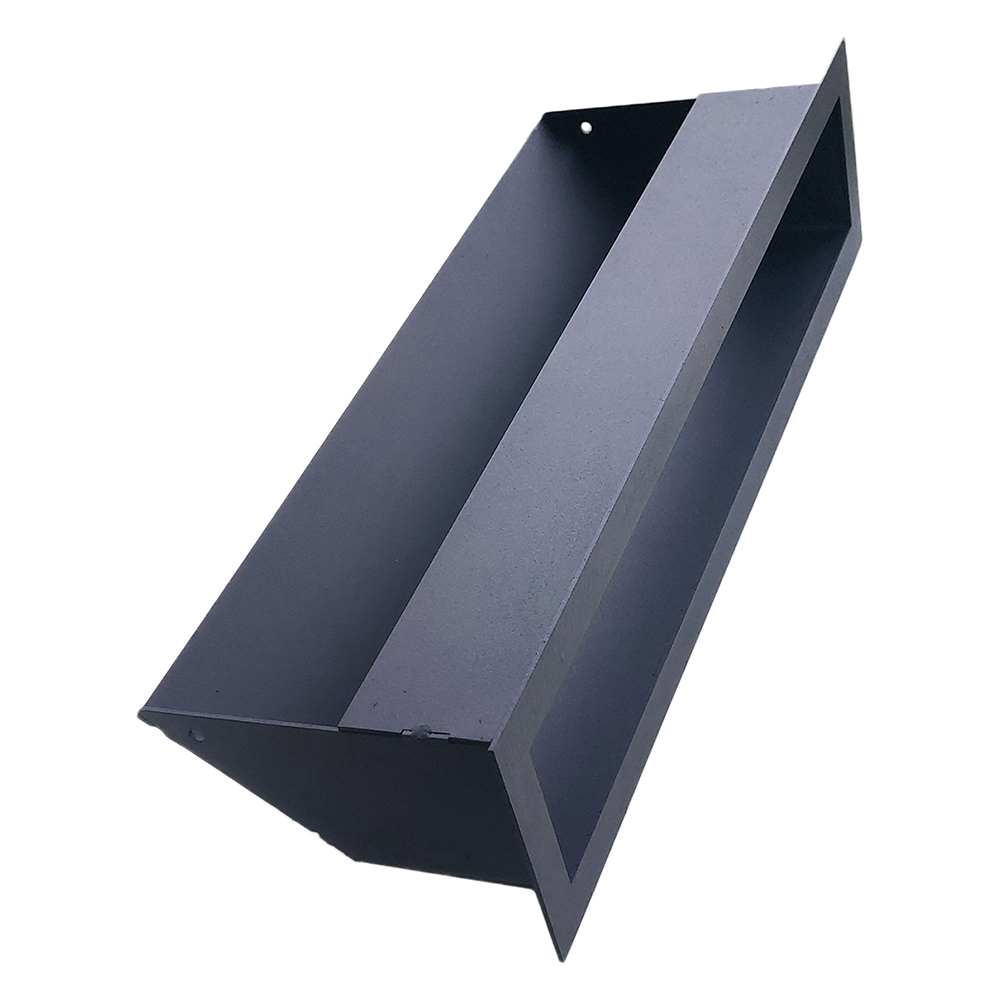   Решетка каминная Экокамин(Размер 9х40, Цвет Серый чугун)