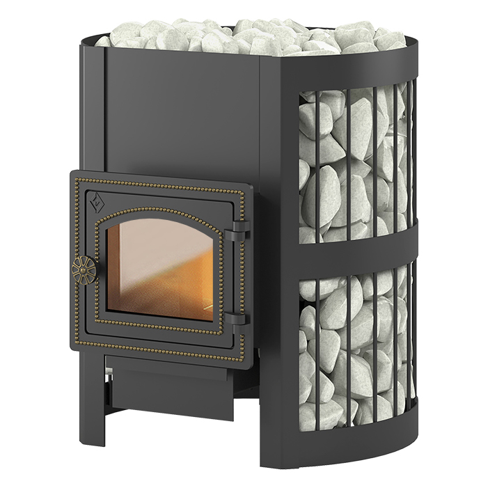 Стальная печь для бани Везувий Оптимум Стандарт 14 (ДТ-3С) б/в