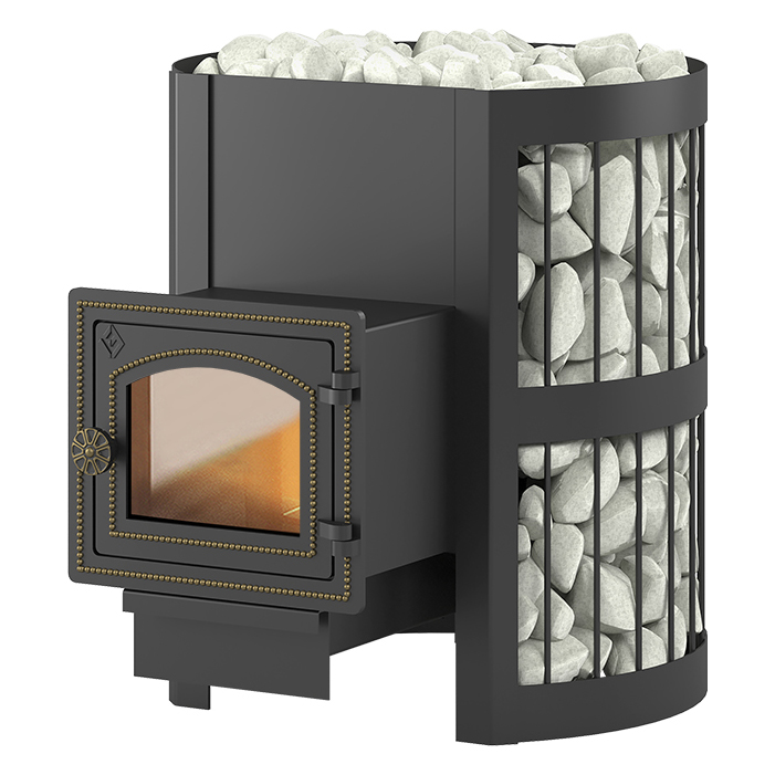 Стальная печь для бани Везувий Оптимум Стандарт 14 (ДТ-3С)