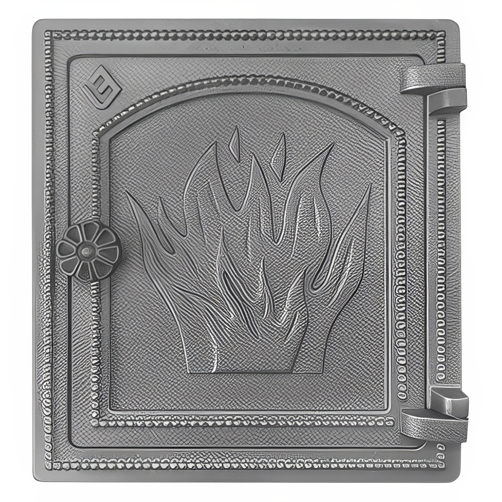   Печная дверца Везувий ДТ-4 (не крашенная)