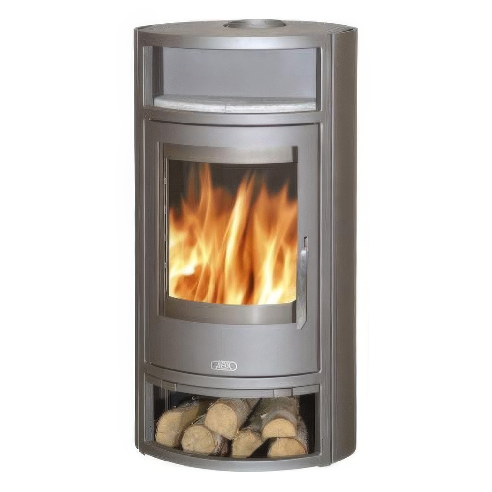   Печь-камин ABX Polar 6(Серая сталь / гранит кашмир)