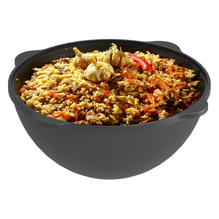   Казан чугунный Везувий (12 литров)(с ручкой без крышки )