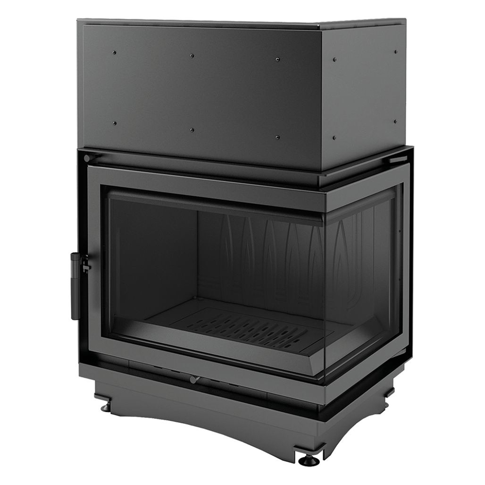   Каминная топка Kratki Zuzia/P/BS (угловое стекло справа)