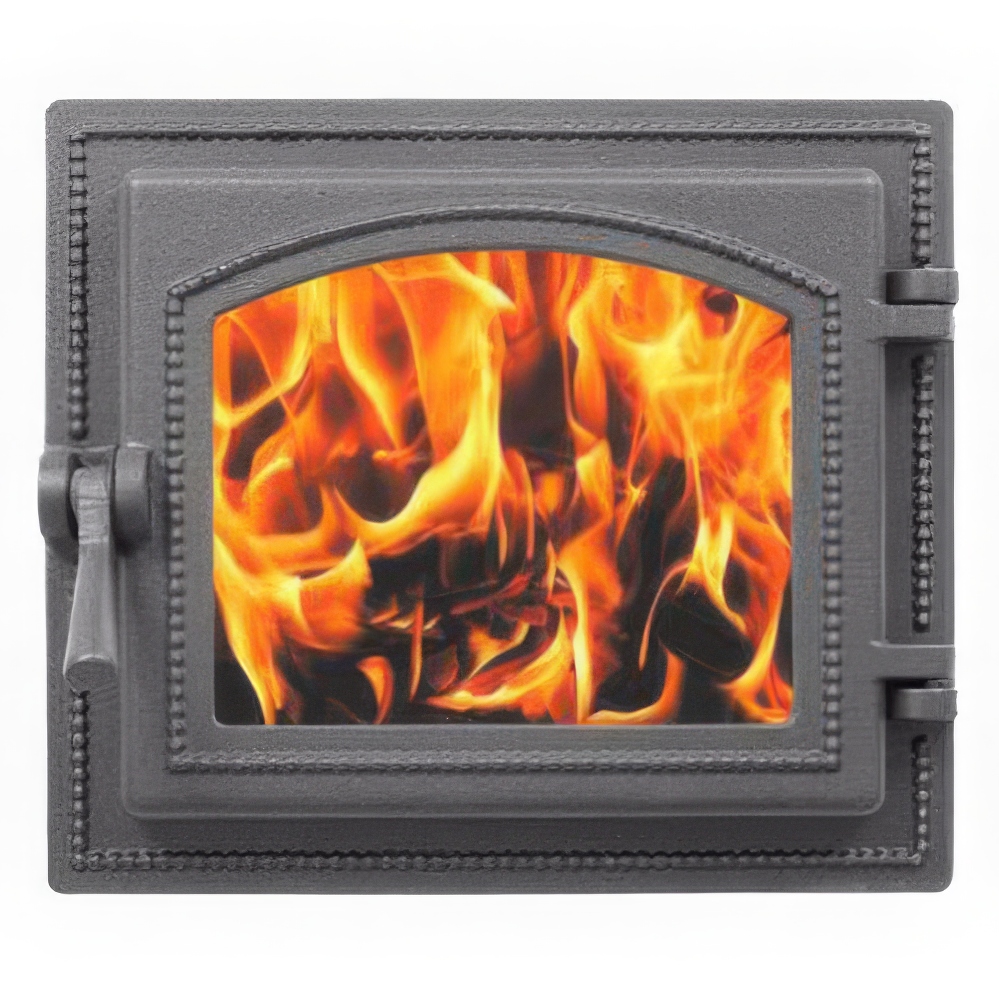   Каминная дверца Везувий 260 (антрацит)