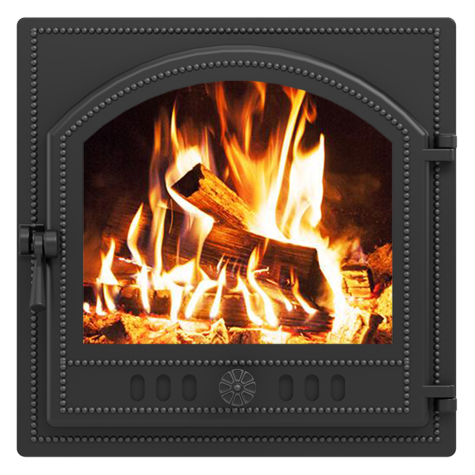   Каминная дверца Везувий 205 (антрацит)