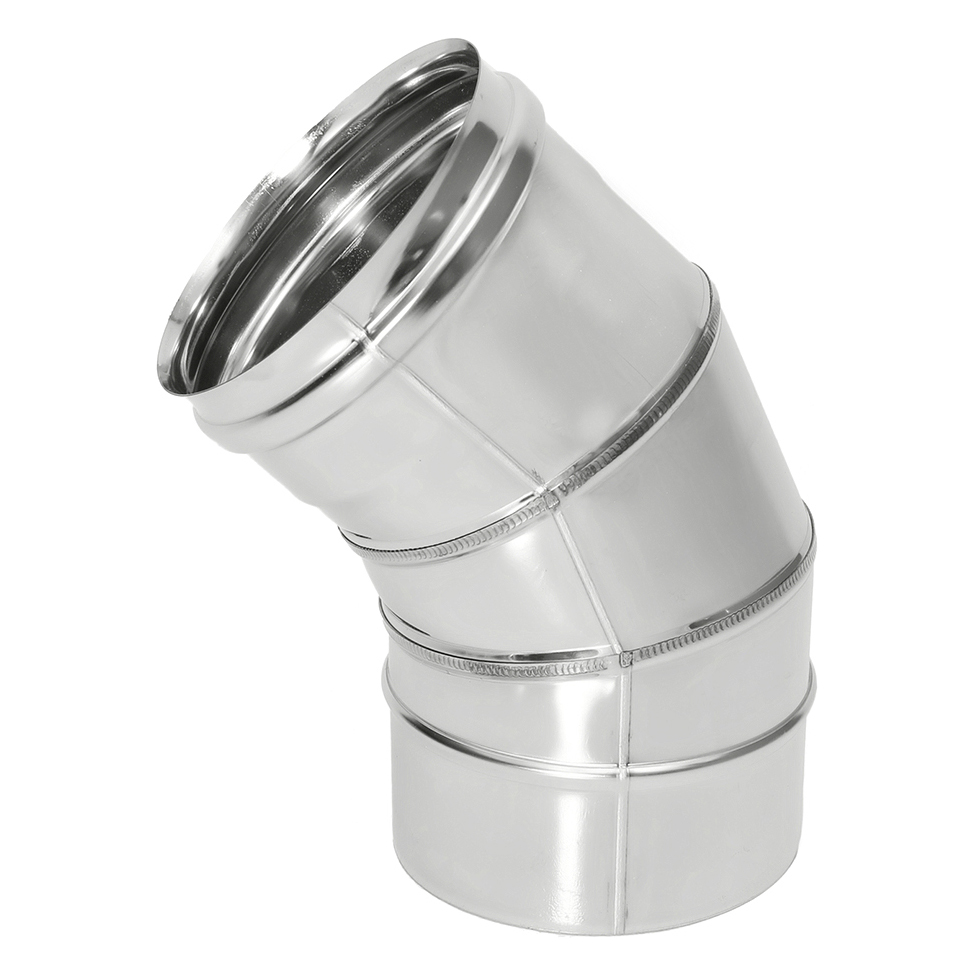   Отвод ТиС Моно 45° ОМ-Р, AISI 304(Ø 250 мм)