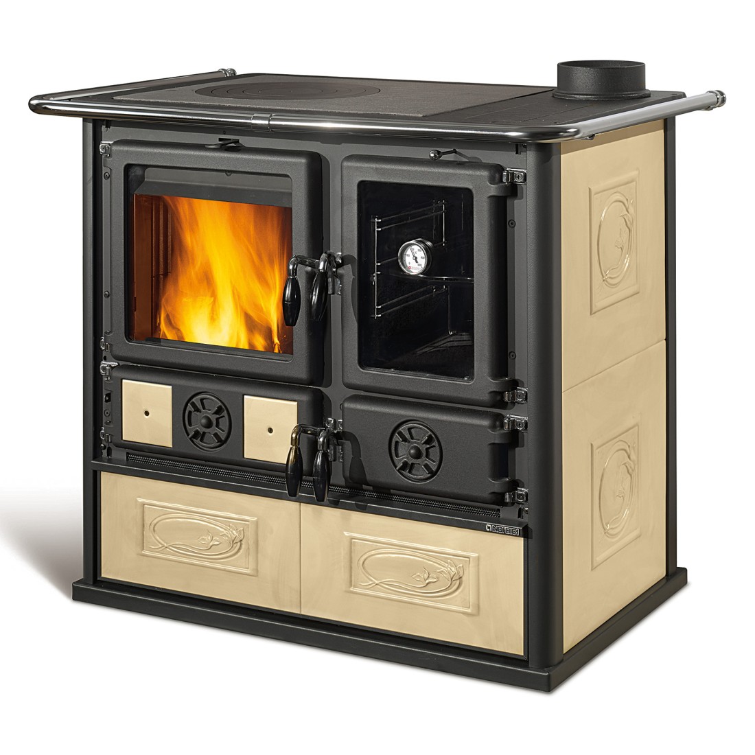   Отопительно-варочная печь La Nordica Rosa Reverse(Красный (Bordeax))