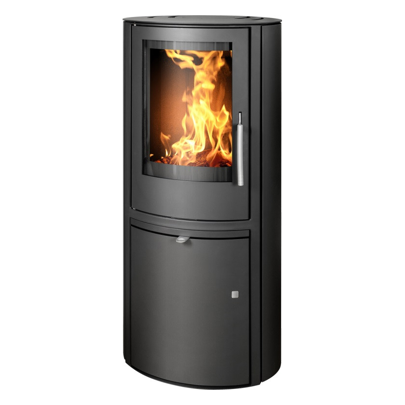   Печь-камин ABX Reno(Черная сталь)