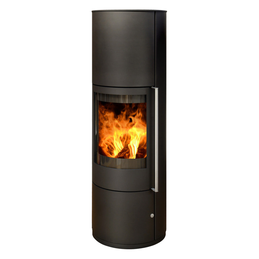   Печь-камин ABX Trollvik (черная сталь)