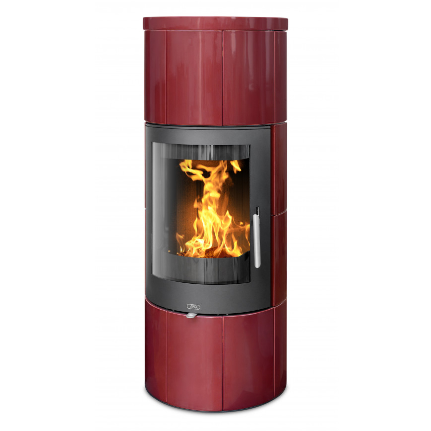   Кафельная печь-камин ABX Galie I (стальная вставка)(Aквамарин)