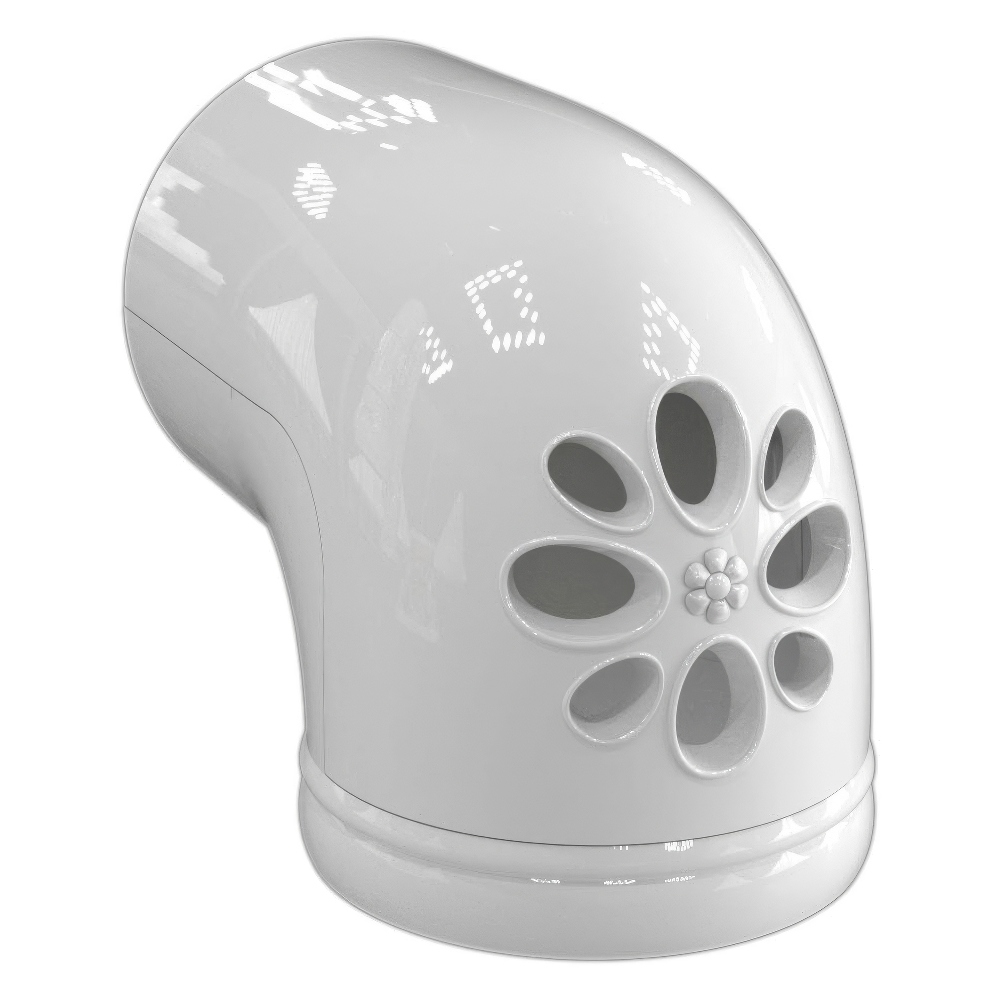   Однотонное колено КимрПечь 200 мм(Однотонный A)