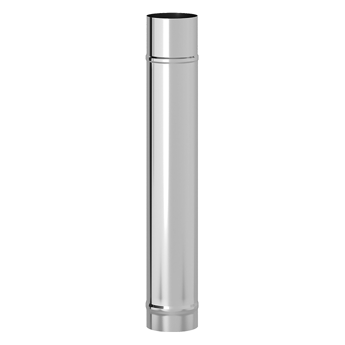 Труба Везувий L-0,5м (нержавейка, AISI 430/0,8мм)(Ø 250 мм)