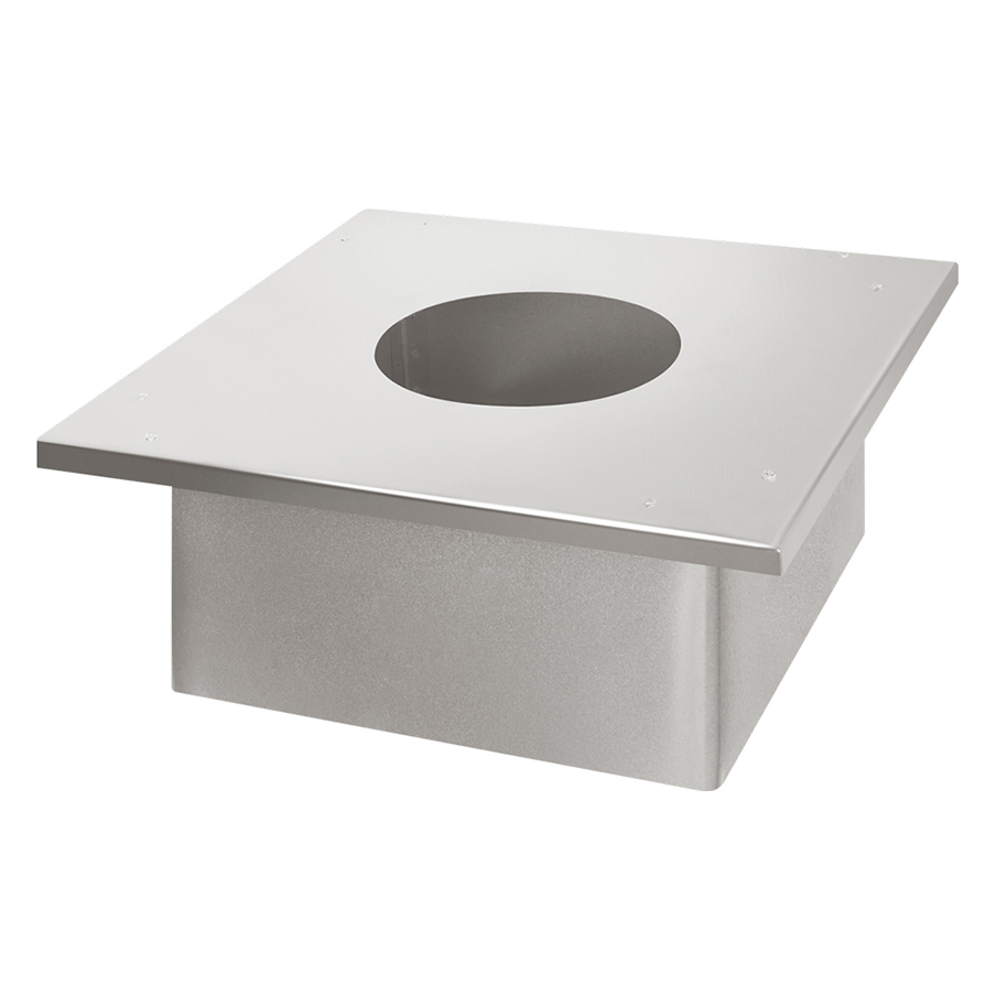 Потолочно-проходной узел ППУ Везувий (нержавейка, AISI 430/0,5мм)(Ø 305 мм)