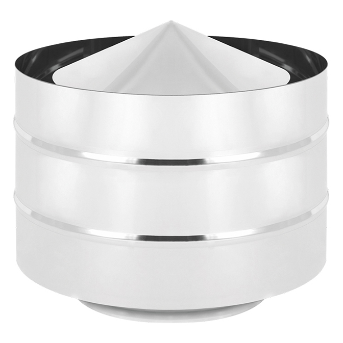 Дефлектор Везувий (нержавейка, AISI 430/0,5мм)(Ø 200/300 мм)