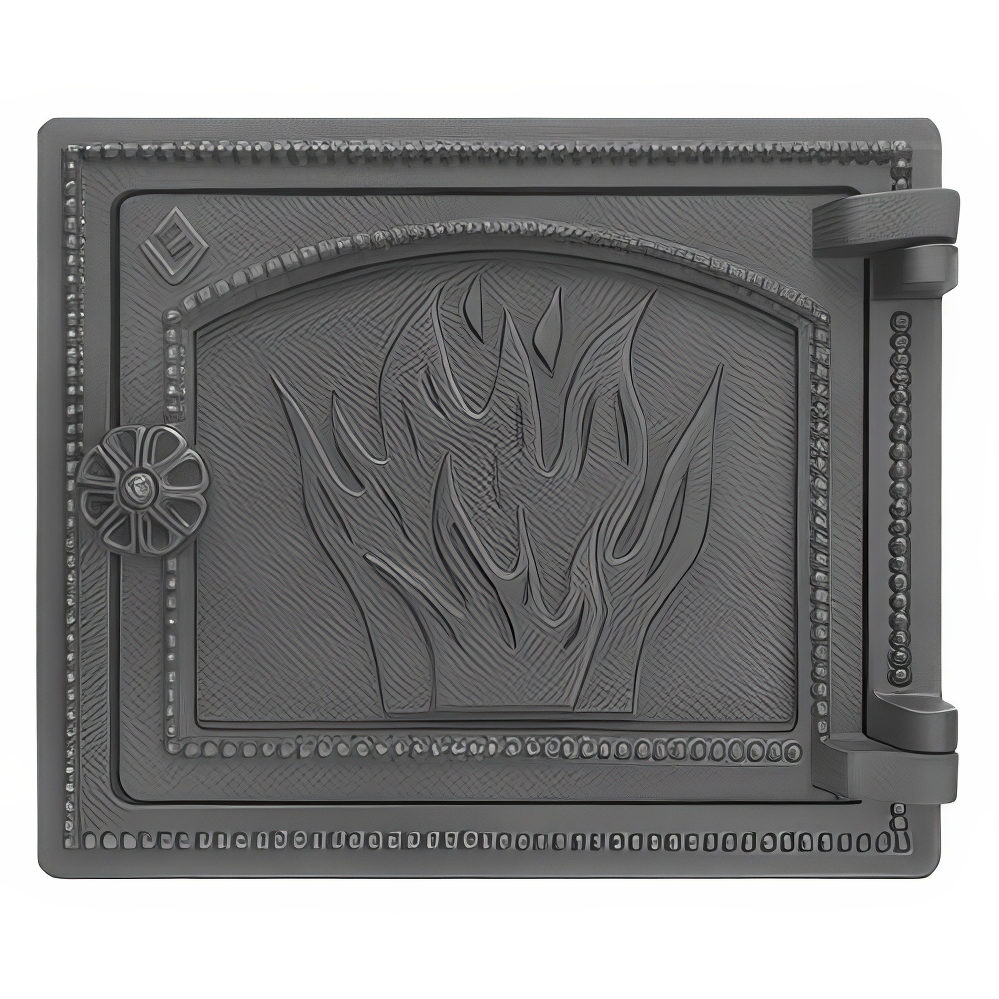   Печная дверца Везувий ДТ-3 (антрацит)