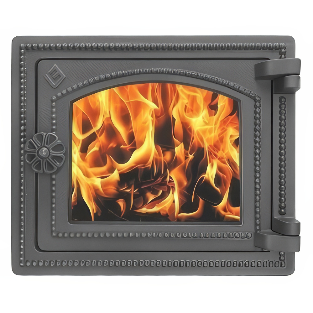   Печная дверца Везувий ДТ-3С (антрацит)