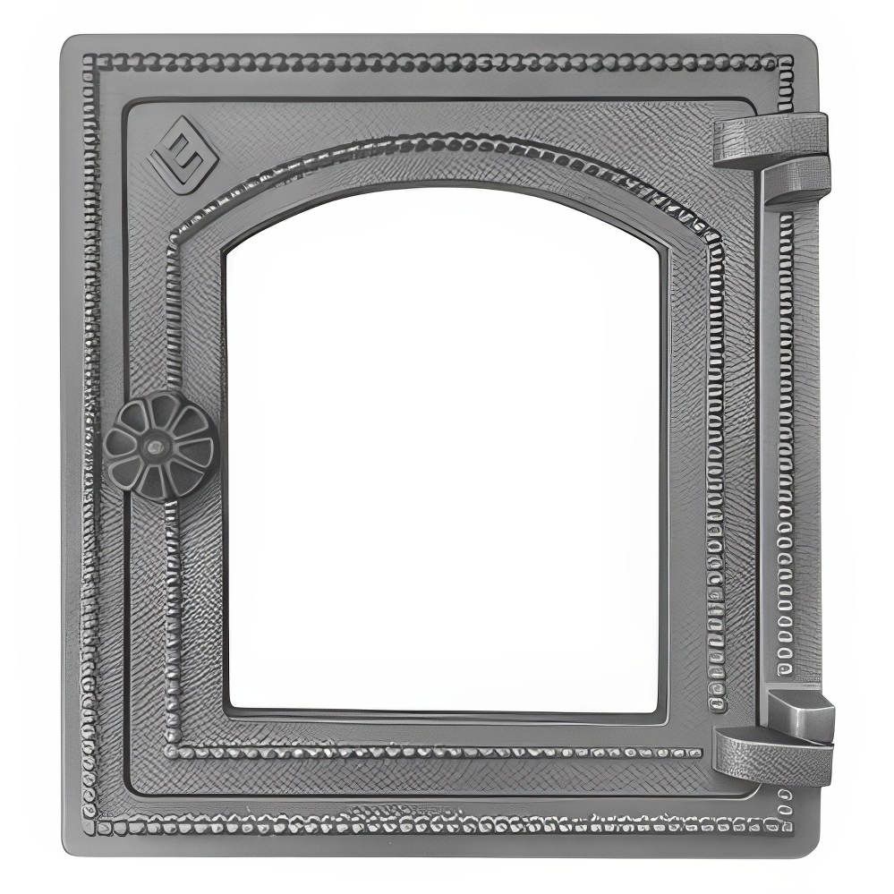   Печная дверца Везувий ДТ-4С (не крашенная)