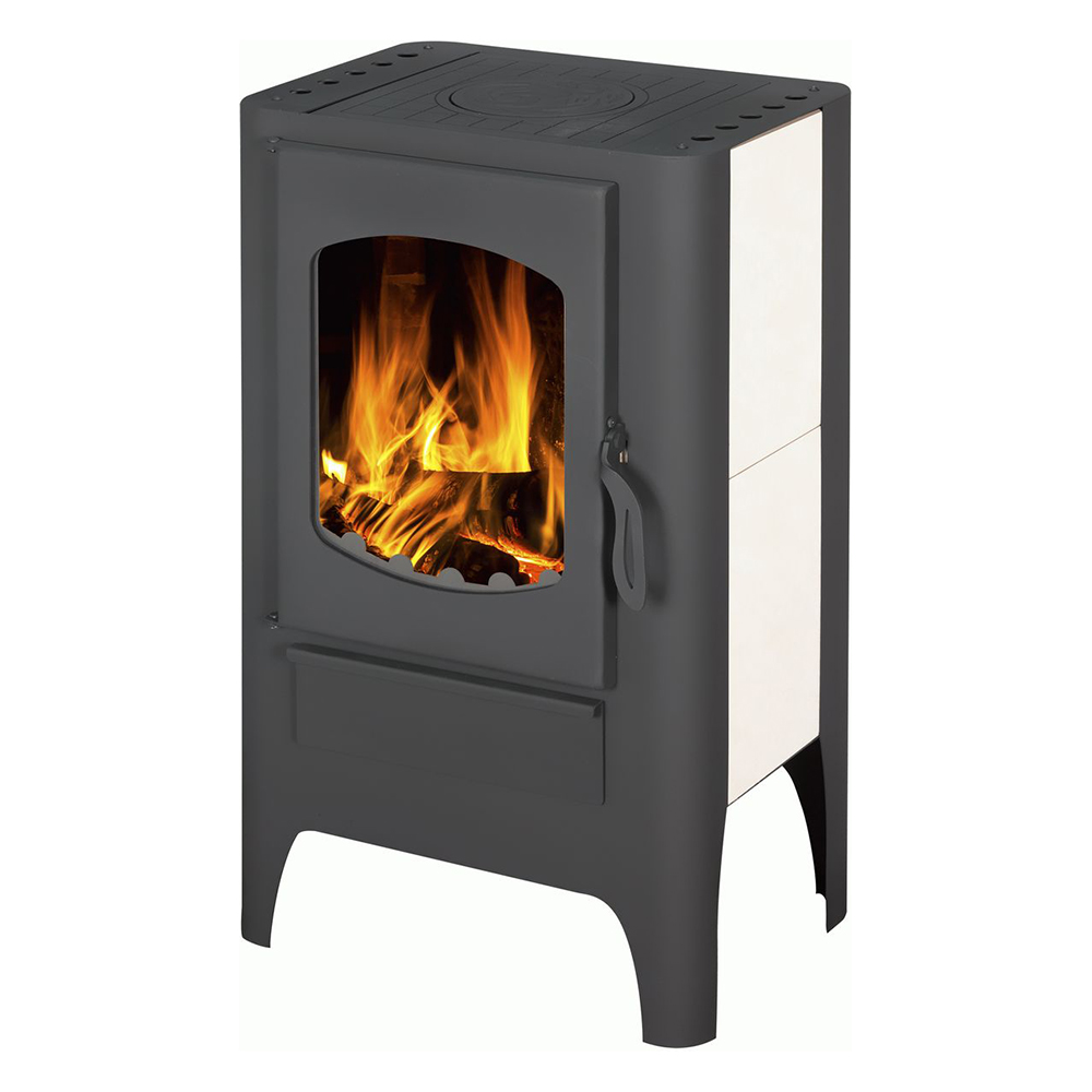   Печь-камин Экокамин Бавария ЭКО с плитой одна конфорка