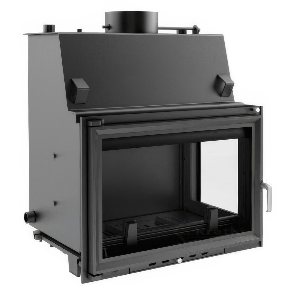   Каминная топка Kratki Oliwia/PW/BP/17/W (стекло справа)