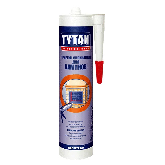   Герметик Tytan термостойкий 1500°С (черный) 280 мл