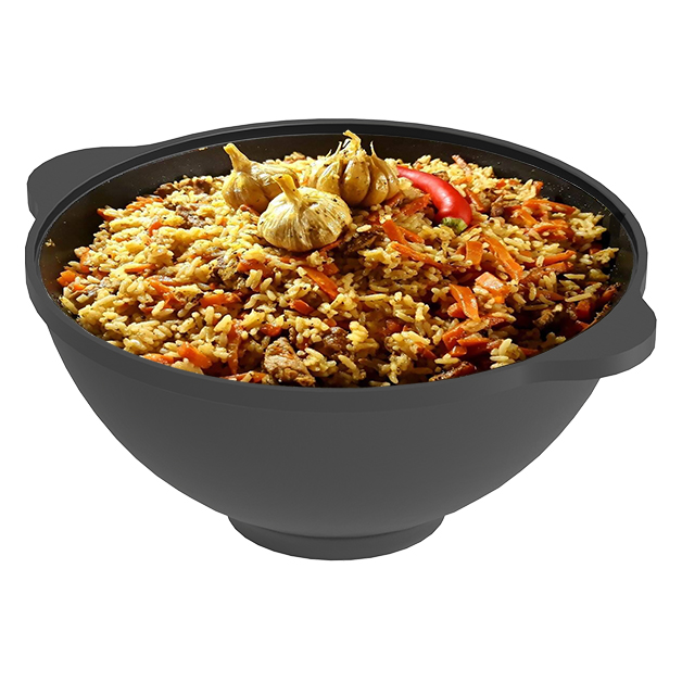   Казан чугунный Везувий (6 литров)(с ручкой без крышки)