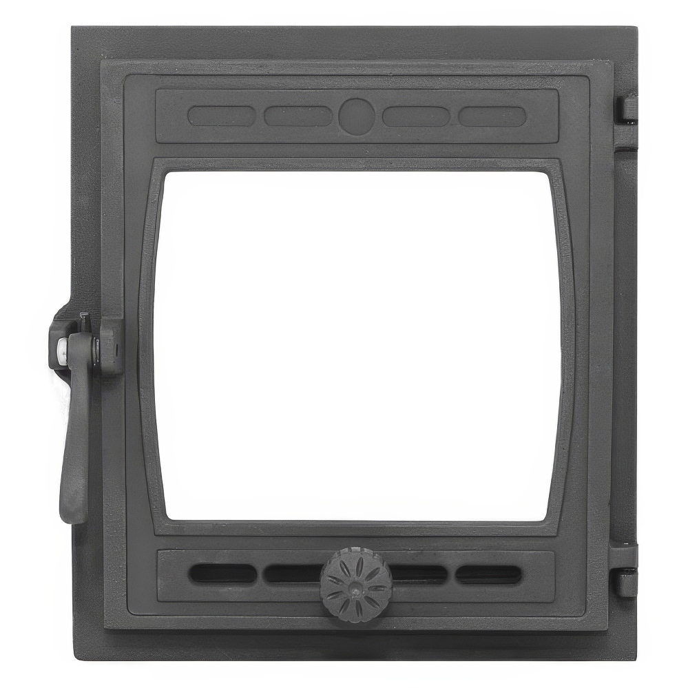   Топочная дверца Рубцовск ДТГ-8С (Р) герметичная \Кижи\ крашеная