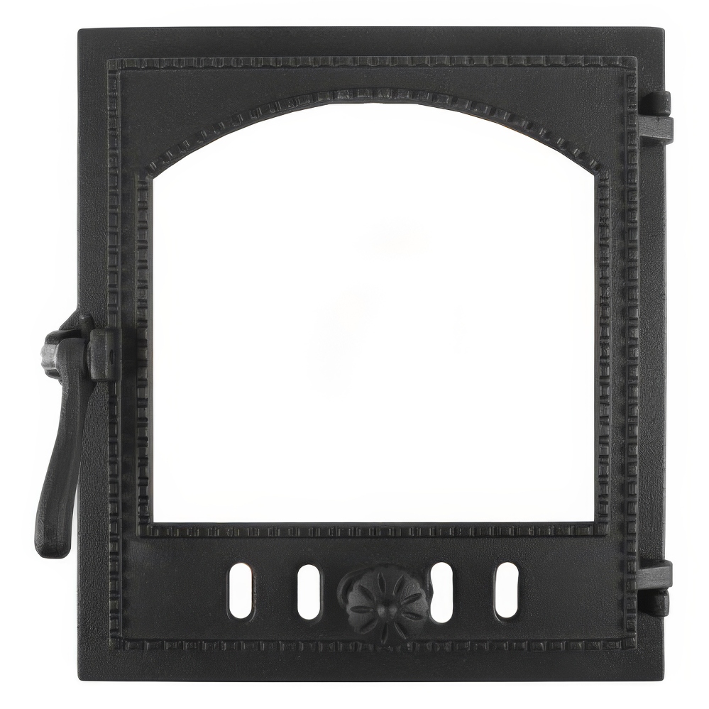   Топочная дверца Рубцовск ДТГ-8АС (Р) герметичная \Онего\ крашеная (без стекла)