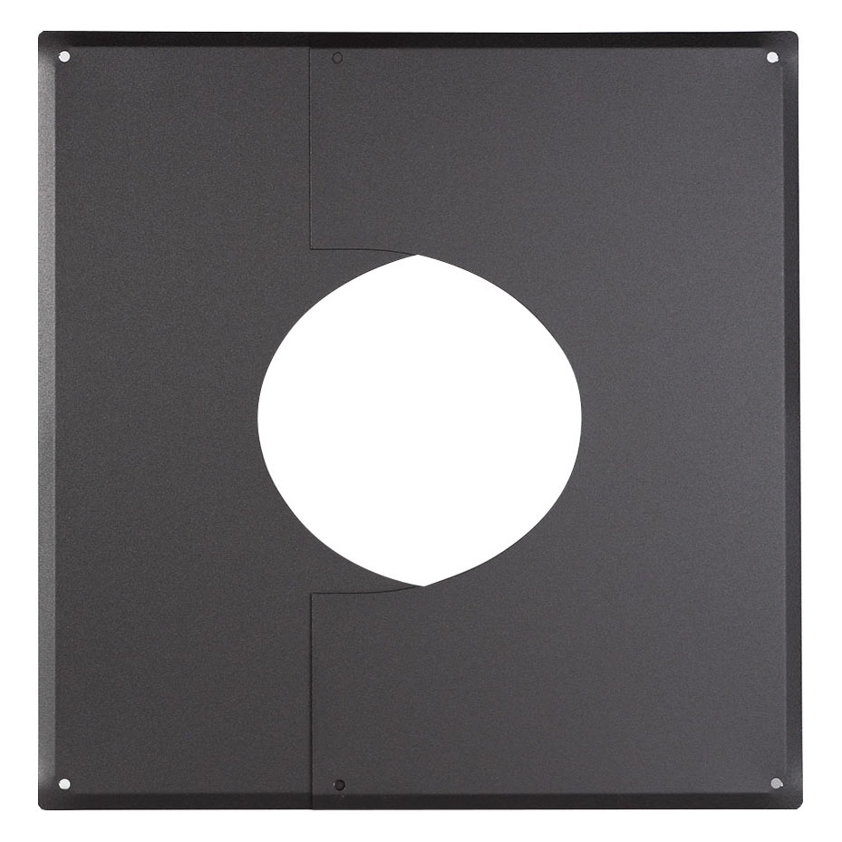   Декоративная пластина Стандарт XXL 35° - 45° Schiedel Permeter 25/50(Диаметр Ø 250 мм, Цвет Черный цвет)