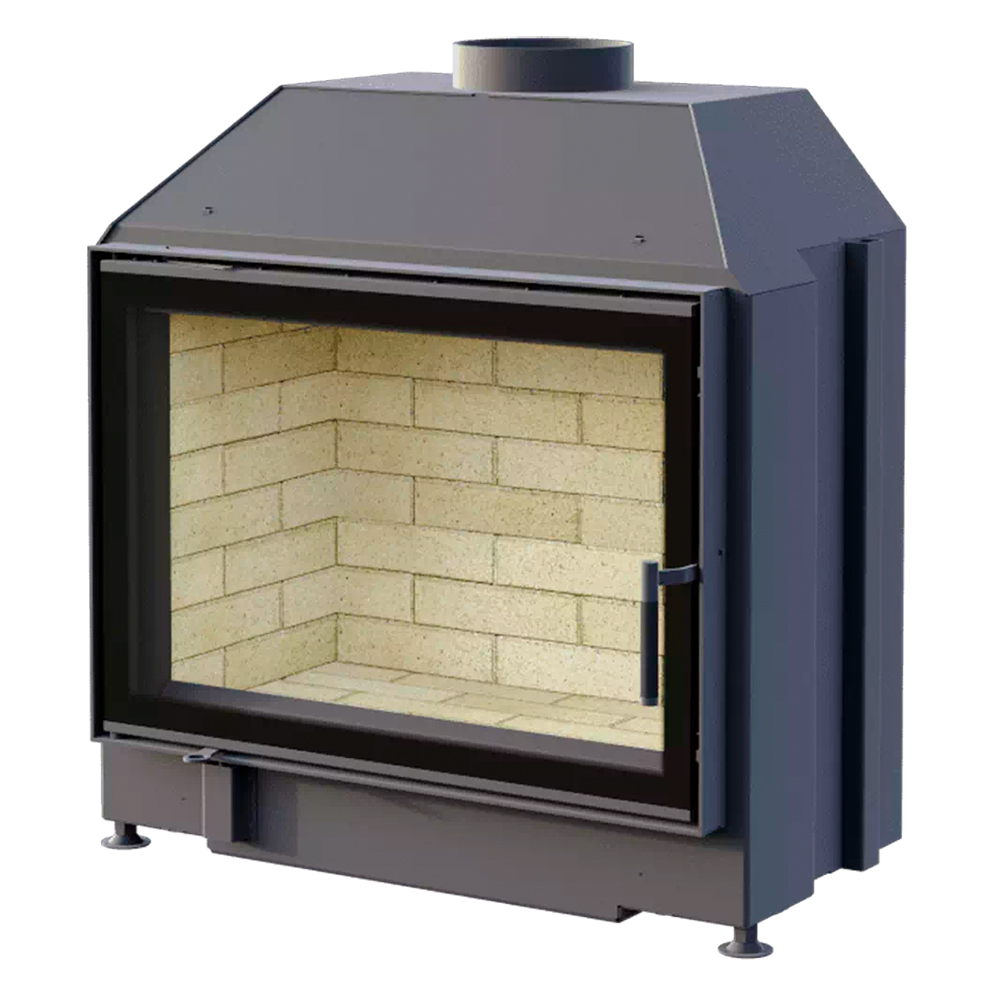 Каминная топка Astov ПС 800(Футеровка ШСП (широкие стальные пластины))