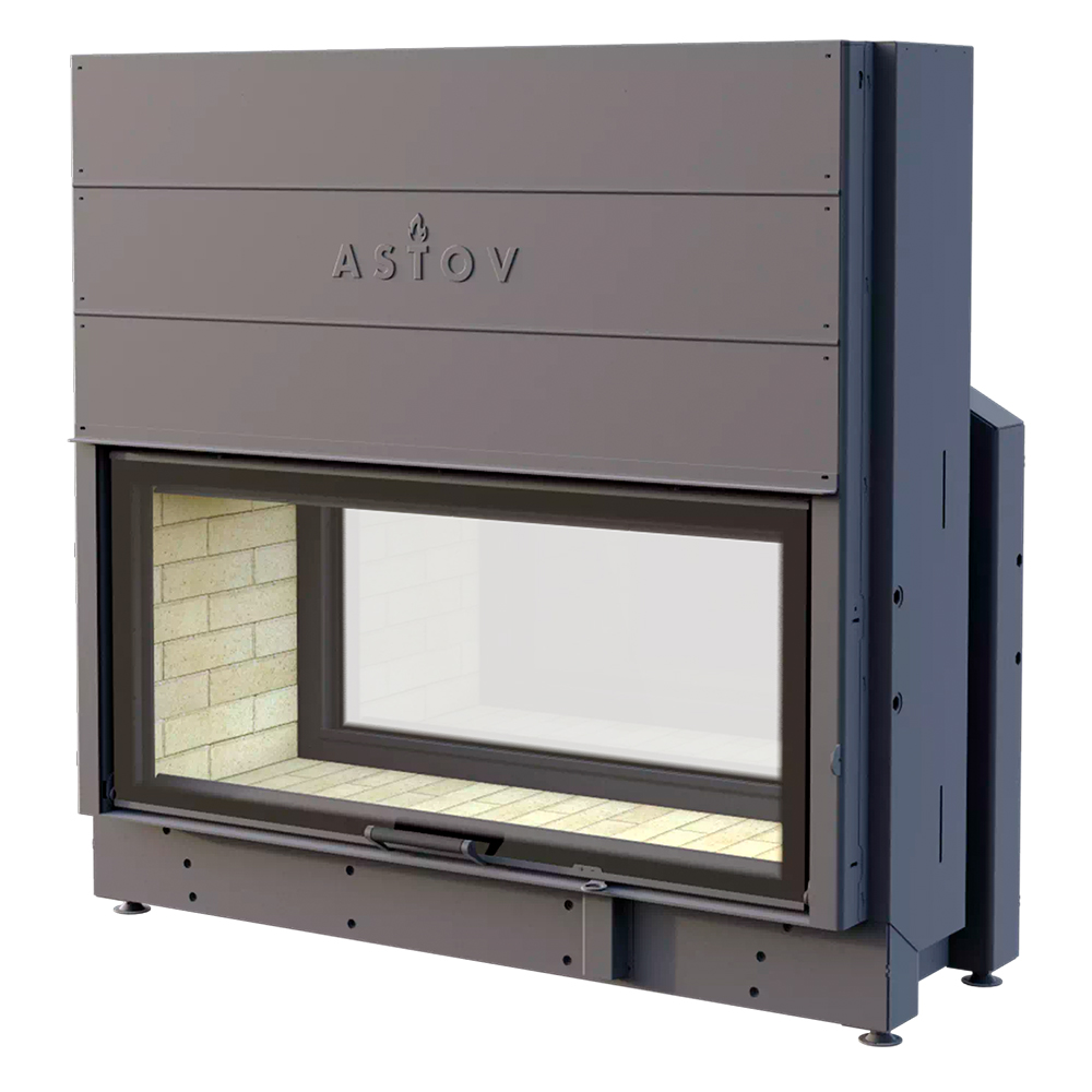 Каминная топка Astov ПТ 12057(Футеровка темная керамика)