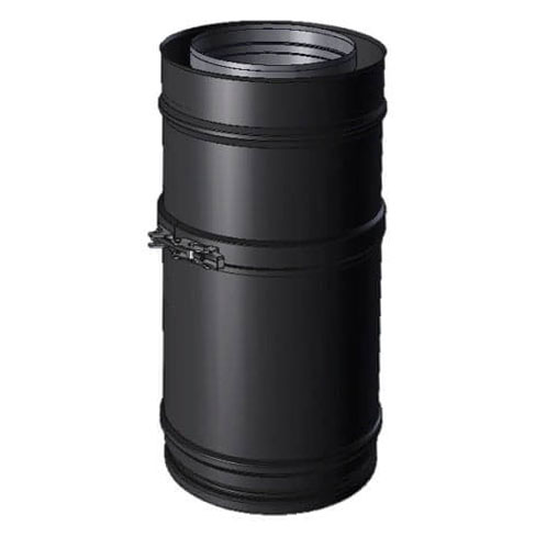   Элемент трубы раздвижной (270 - 375 мм) Schiedel Permeter 25 Ultra(Диаметр Ø 200/250 мм, Цвет Черный цвет)