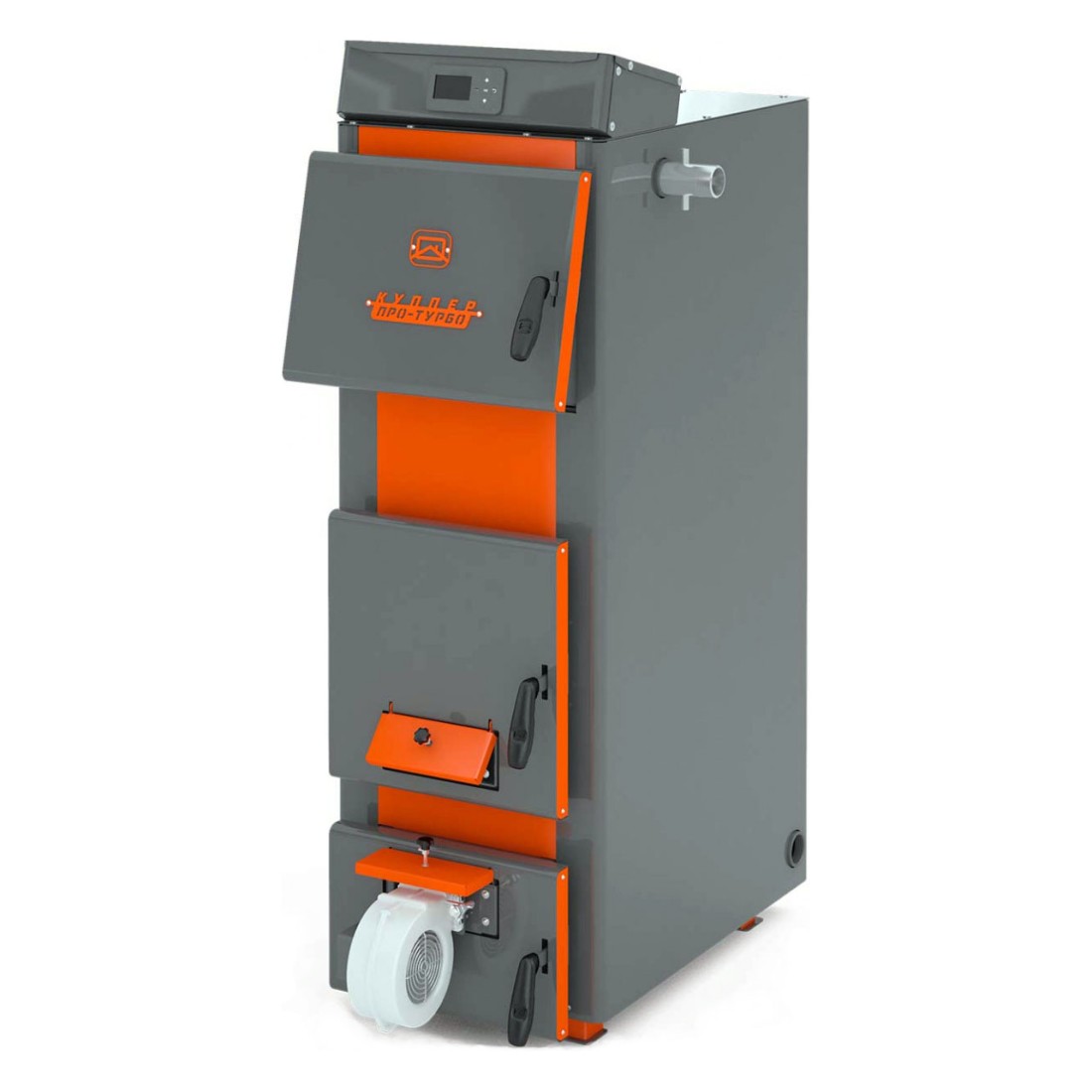   Котел твердотопливный Теплодар Куппер ПРО Турбо 42 (1.1)