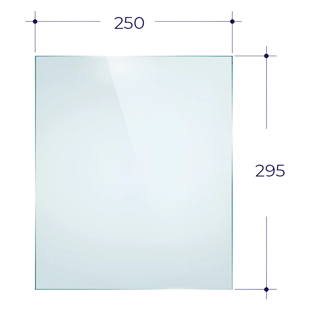   Стекло для каминной дверцы Везувий 220