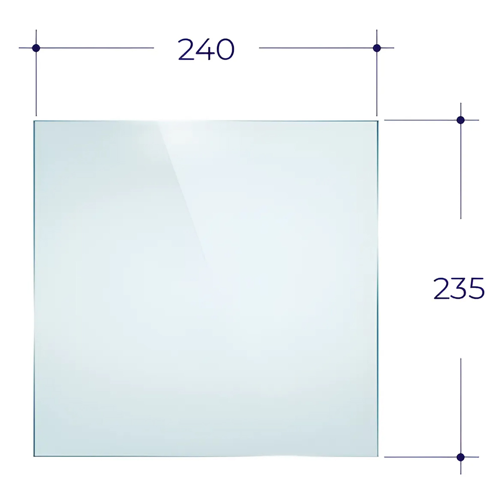   Стекло для прочистной дверцы Везувий 210