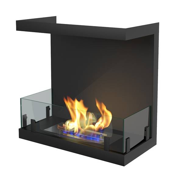   Встраиваемый торцевой биокамин ZeFire Standart 500(Без стемалита)