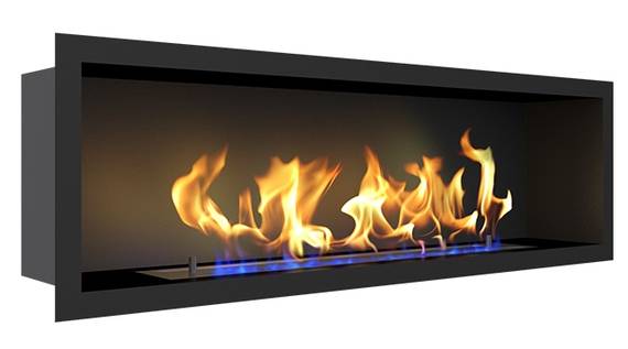   Встраиваемый биокамин ZeFire Flagman 1000(Вариант исполнения Чёрный, Стемалит Без стемалита)