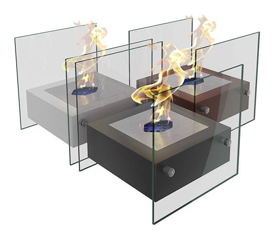   Биокамин Zefire Rubicon(Чёрный)